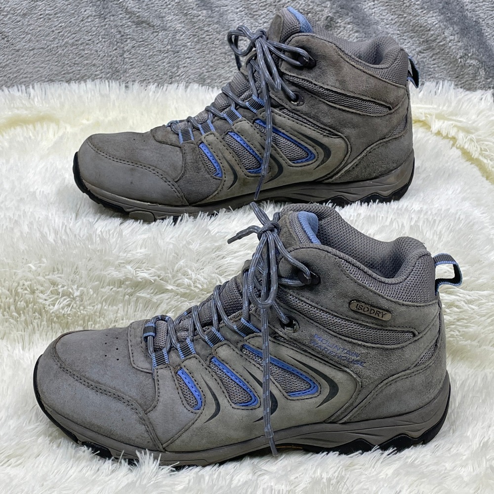 Mountain Warehouse Hiking Boots Womens 9 Grey VGUC IsoDry‎ MWF29297 Waterproof